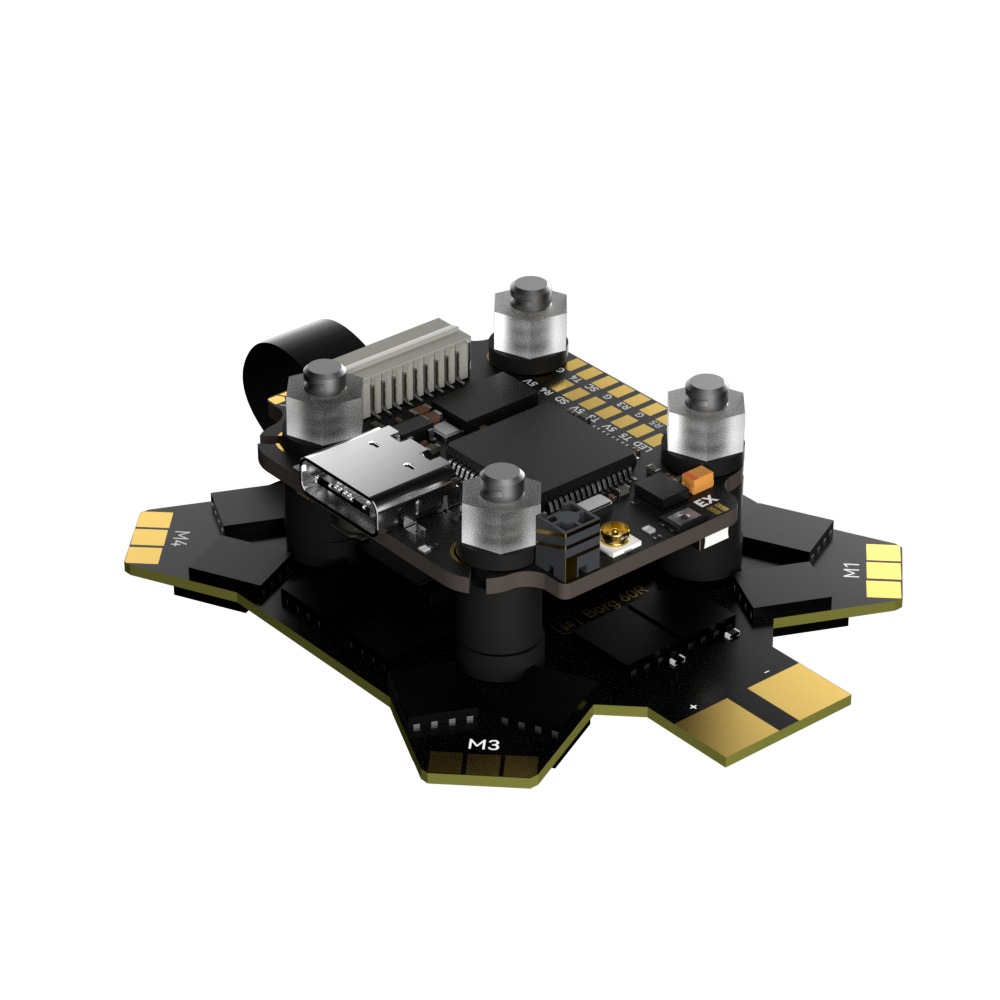 مجموعة تحكم طيران Borg Mini F7 - مراجعة Fpv Flight Controller F7 Stack 60A وسعره
